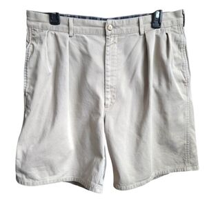 Polo Ralph Lauren Classic Golf Shorts Khaki Pleated 8" Inseam Size 34